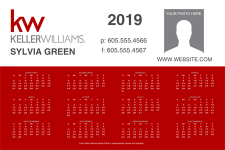 templates business keller williams calendar wall signazon sign