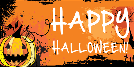 Halloween Banners, Happy Halloween Banners - Signazon