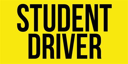 Student Driver Magnets - Student Driver Magnetic Signs - Signazon.com