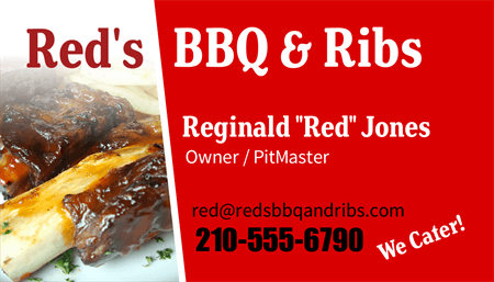restaurant business cards catering business cards bbq business cards