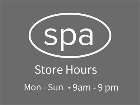 Spa Hours Poster - Signazon