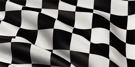 Black And White Flag Banner - Signazon